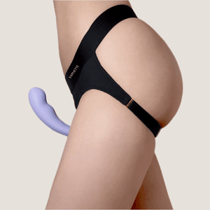 Duopeak AI Vibrator + Flux Lingerie Harness – Breathable Strap-On Bundle - SAPHETTE