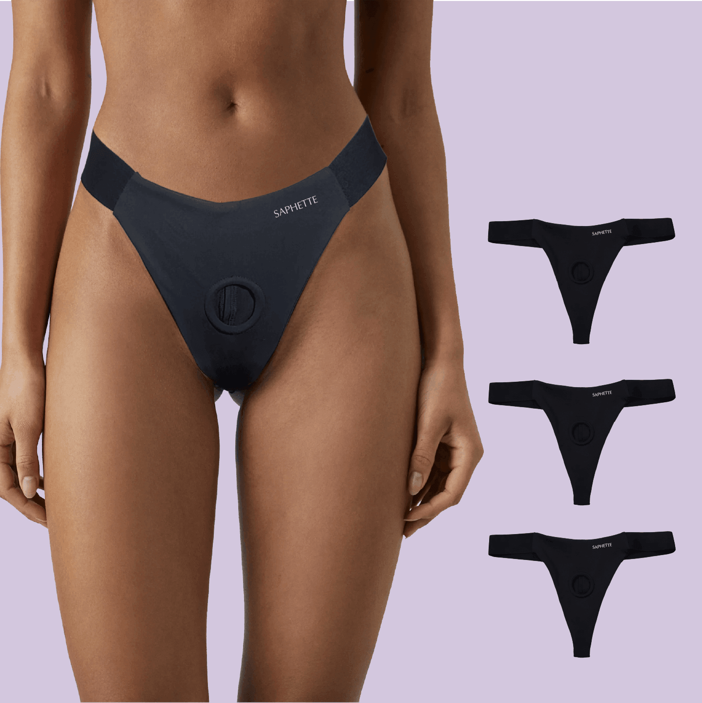 Duopeak AI Vibrator + Nova Harness – Adaptive Strap-On Set for Synced Pleasure - SAPHETTE