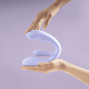 Duopeak AI Vibrator + Flux Lingerie Harness – Breathable Strap-On Bundle - SAPHETTE