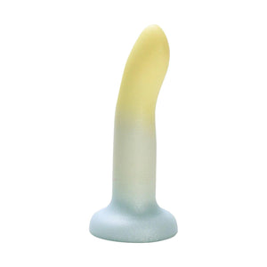 Blue and Yellow Strap-on Dildo - Suction cup base - SAPHETTE