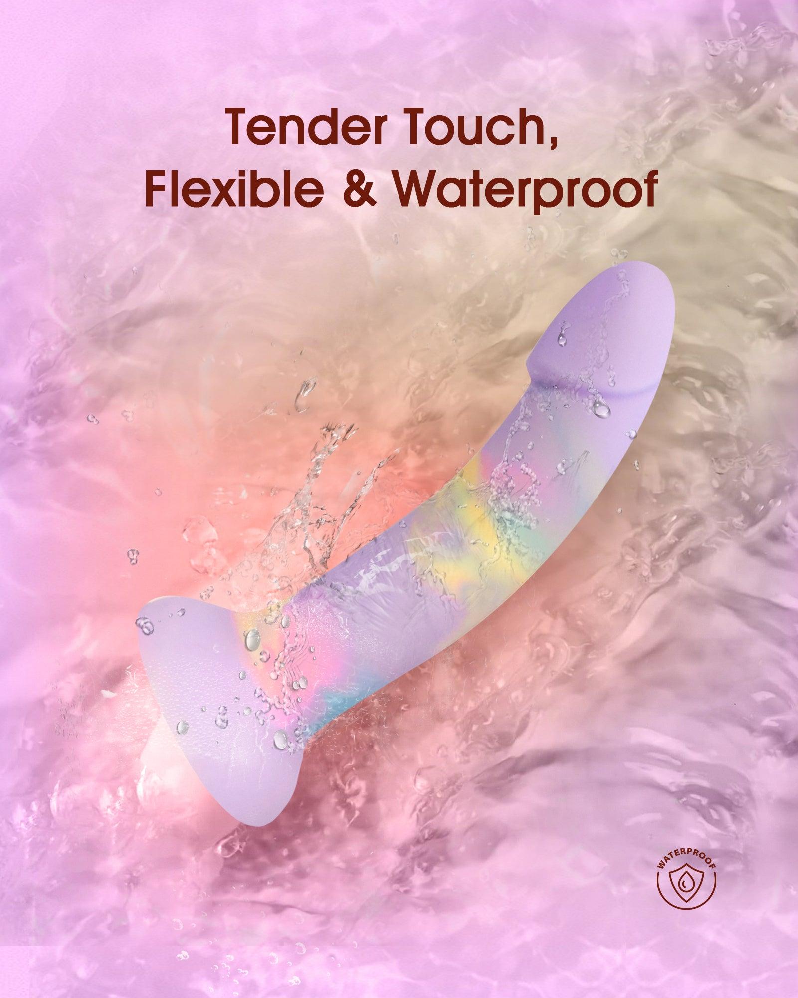 Purple Strap-on Dildo - Suction cup base - SAPHETTE