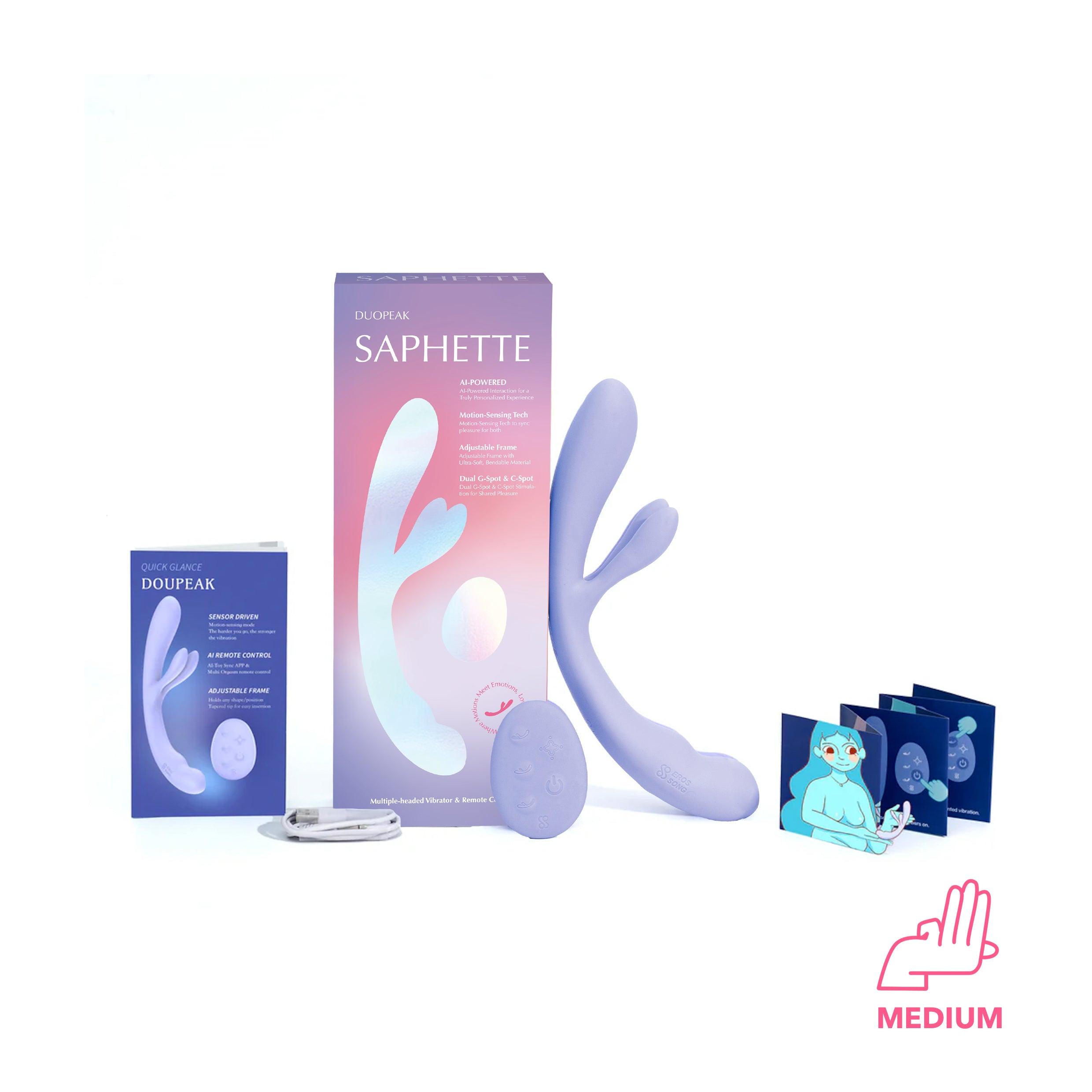 Duopeak – AI-Powered Double-Ended Vibrator for Shared Lesbian Pleasure