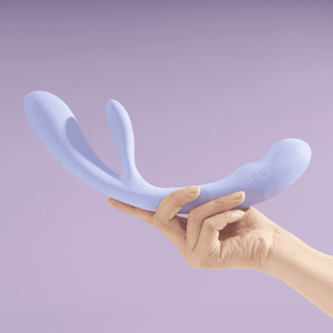 Duopeak AI Vibrator + Nocturne Lace Harness – Luxury Lingerie Bundle - SAPHETTE